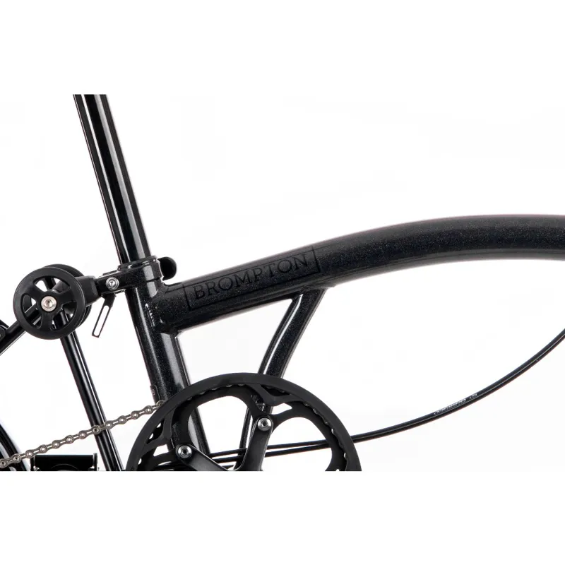 Brompton P Line Urban High Bar Folding Bike Black Available to Order